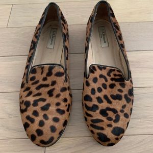 Leopard loafers